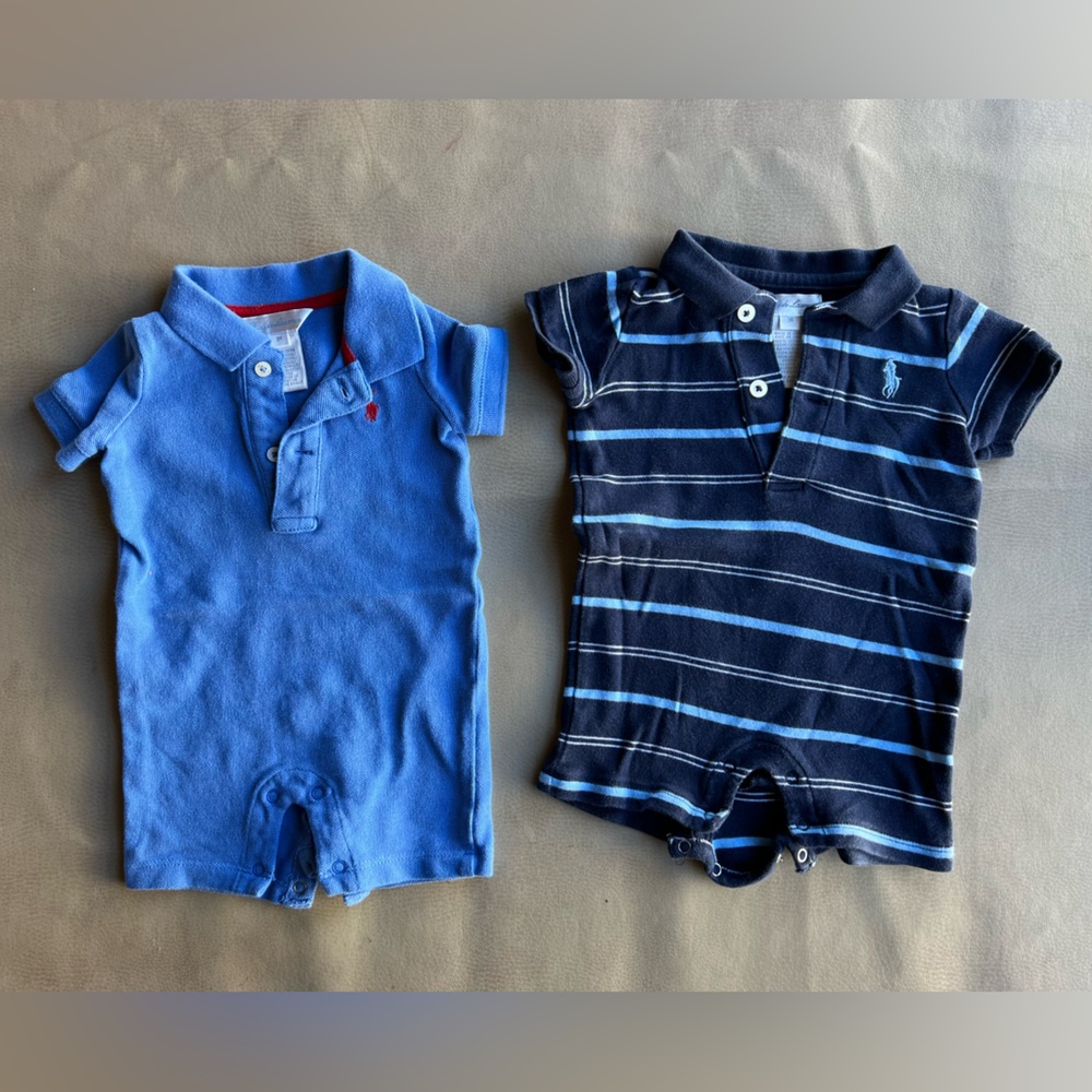 Bundle of 2 Polo Ralph Lauren outfits size 3m in EUC.